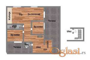 Odličan dvoiposoban stan na Telepu!